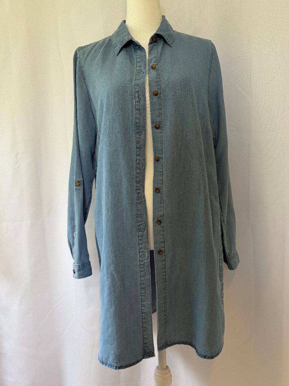 J.Jill Denim Long Sleeve Shirt Dress